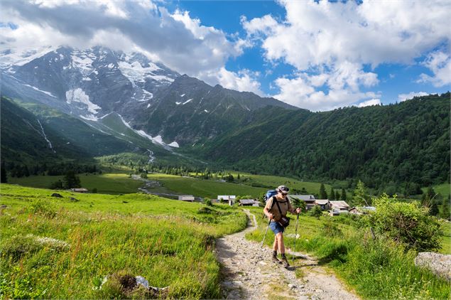 passag par les chalets de Miage - Gilles Lansard