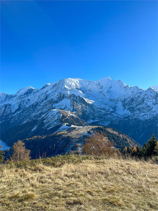 Le Prarion au départ de Bionnassay