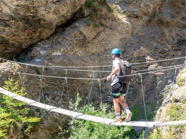 Via Ferrata du Pichet à Val Cenis-Lanslevillard - D.Cuvelier/OT HMV