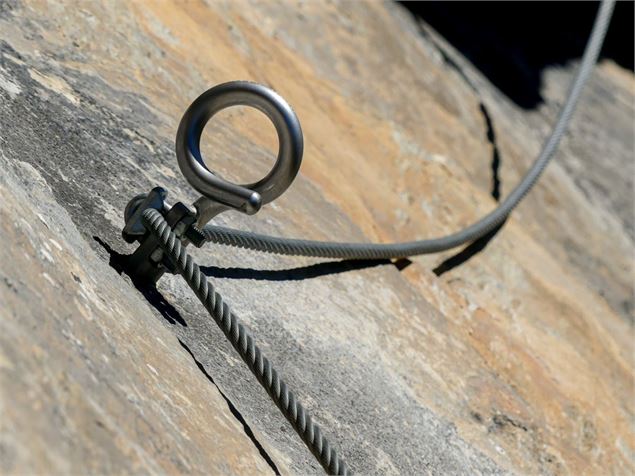 Via Ferrata du Pichet à Val Cenis-Lanslevillard - D.Cuvelier/OT HMV