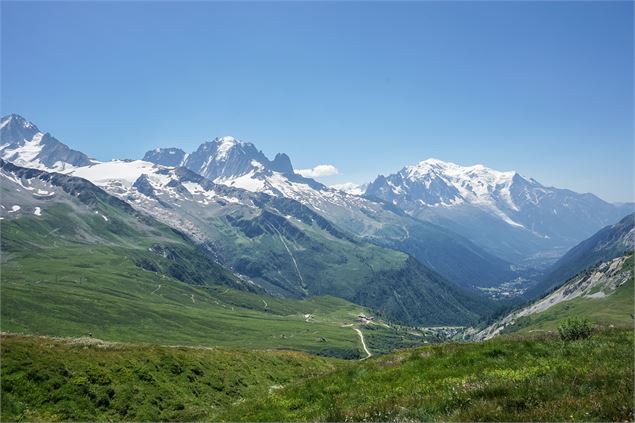 Vue depuis Balme été - OT Vallée de Chamonix Mont Blanc