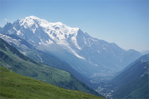 Vue depuis Balme été - OT Vallée de Chamonix Mont Blanc