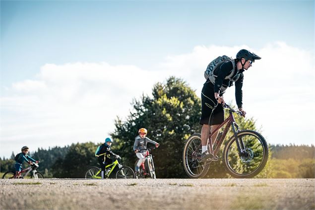Piste bleue VTC - La cavale - Peignée Verticale - Grand Chambéry Alpes Tourisme