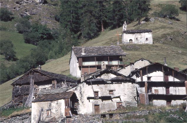 Le hameau des Vincendières à Bessans - P.Huart/HMVT
