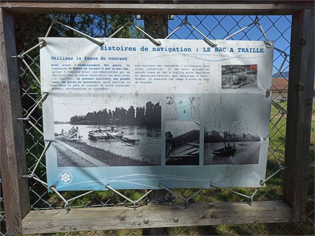 Panneau explicatif sur l'histoire locale - K.Tranchina