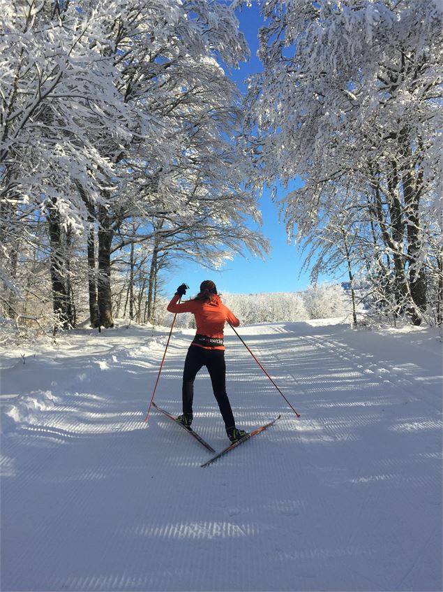 Pistes de ski de fond du Plateau de Retord - Laurent Madelon CC Bugey Sud