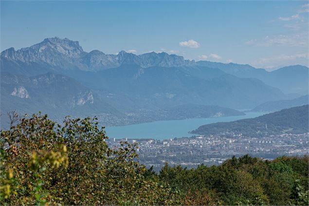 Vue sur la Tournette et le lac d'Annecy depuis la Mandallaz - Kenny CEROU