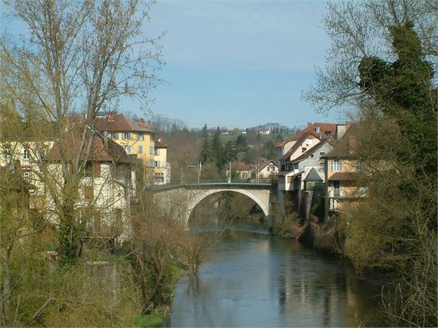 Vue sur le Pont François 1er Pont de Beauvoisin Savoie - OT Val Guiers