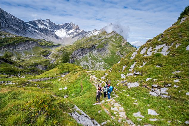 Aperçu du sentier du tour des dents blanches - OT Samoens - mathilda Manzi