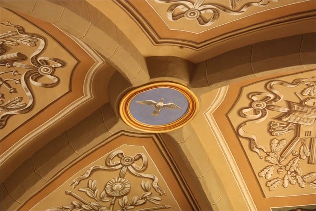 Détail du plafond - Bureau d'Information Touristique d'Ugine