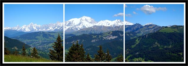 Vue depuis le gâteau - Office de Tourisme du Val d'Arly