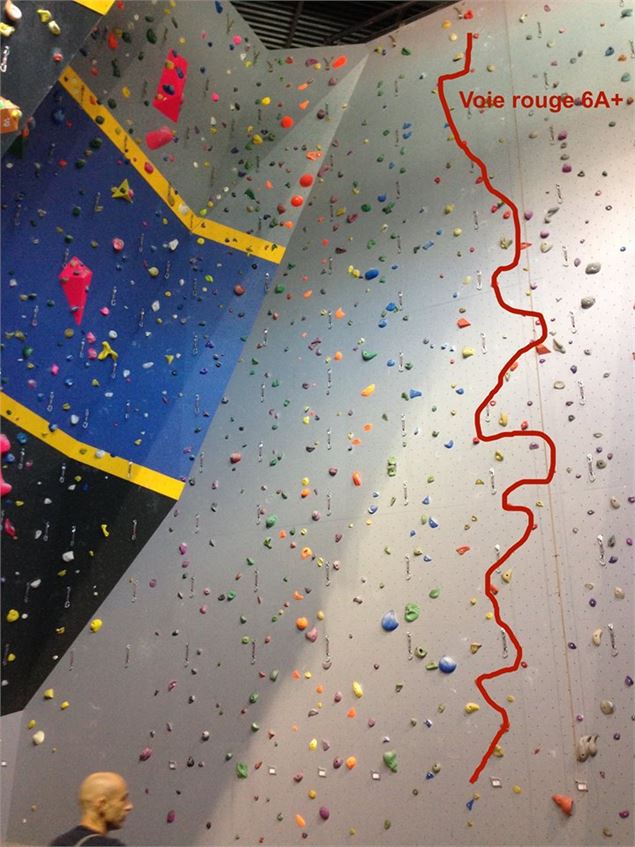 Mur d'escalade - Halle Olympique - © MathieuP - CAF Albertville