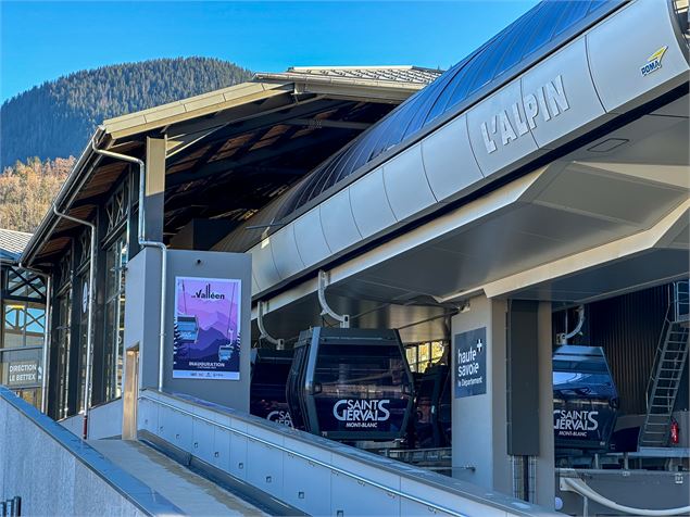 Gare de départ de la télécabine de l'Alpin - OT Saint-Gervais Mont-Blanc
