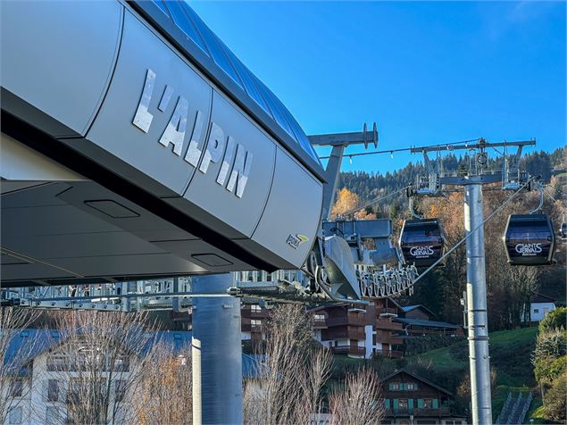 Gare de départ de la télécabine de l'Alpin - OT Saint-Gervais Mont-Blanc