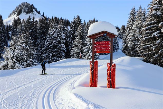 Ski de fond à Praz de Lys Sommand - Gilles Piel