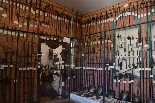 Salle des armes Château de Montfleury Avressieux - OT Val Guiers