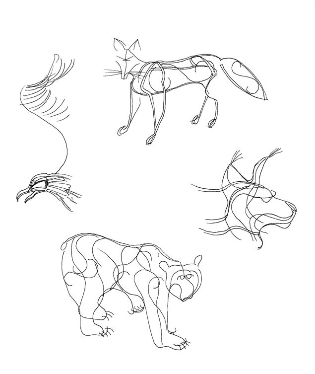 Ronde des animaux - Alpigraphie