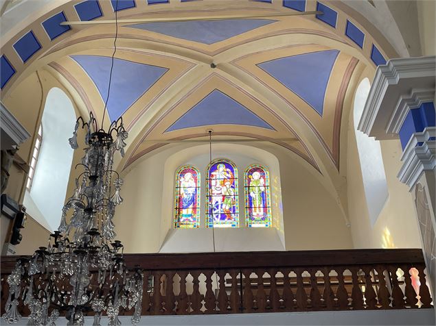 Intérieur chapelle Villemartin sur la boucle des hameaux - Bozel - Nadia Mousselard
