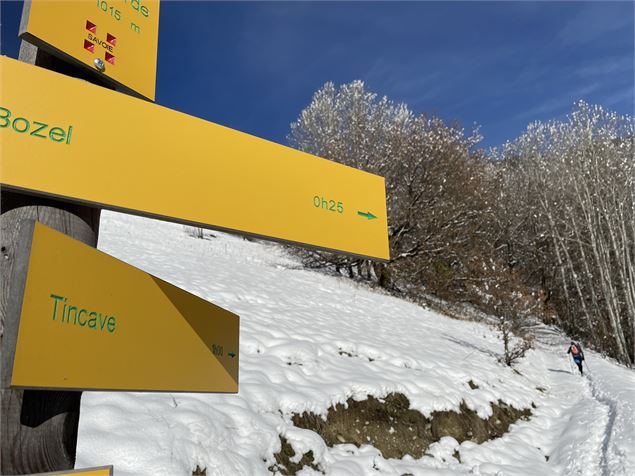 Boucle des hameaux en hiver - Bozel - Nadia Mousselard