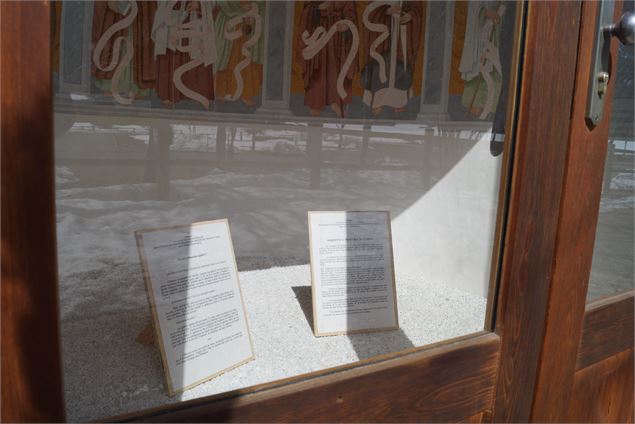 Reproduction de la fresque de l'Eglise de St Pierre d'Extravache - I.Pauwels-Etiévant - OTHMV