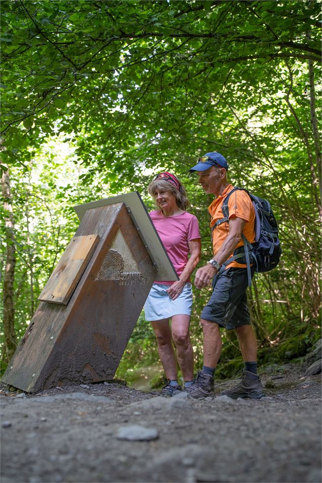 Panneaux interprétation sur le circuit de Ballandaz_Planay - Geoffrey Vabre