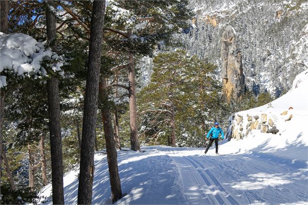 La piste de ski de fond du Monolithe à Val Cenis-Sardières - HMVT/D.Cuvelier