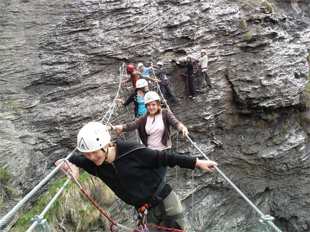 Via Ferrata d'Andagne entre Bessans et Bonneval sur Arc - Haute Maurienne Vanoise P. CARIOU