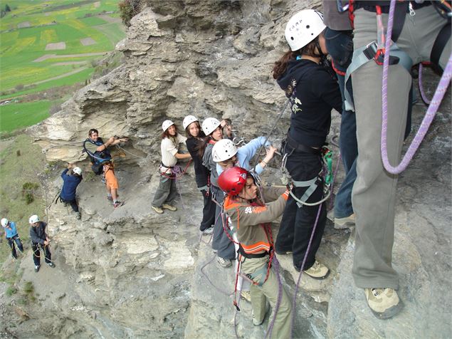 Via ferrata d'Andagne entre Bessans et Bonneval sur Arc - Haute Maurienne Vanoise P. CARIOU