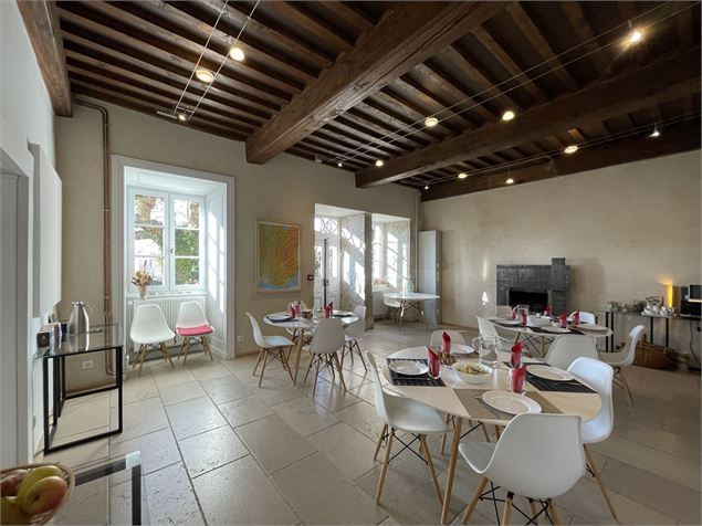 salle de restauration - La Tour d'Oncin