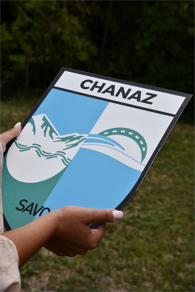 Blazon de Chanaz - libre de droit