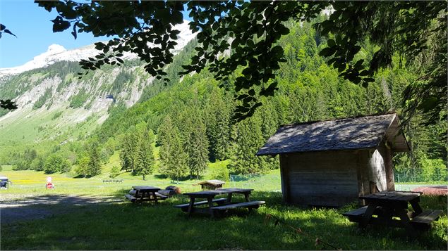 Aire de barbecue à Lormay - csardin - Le Grand-Bornand tourisme