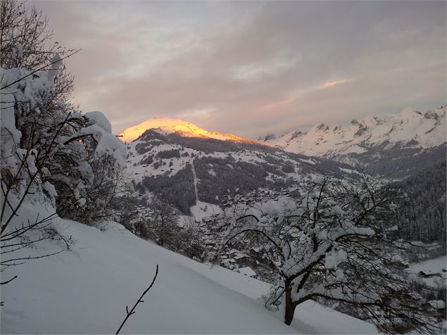 Sentiers raquettes au Grand-Bornand 27 : La Communaille Le Replain - csardin Le Grand-Bornand