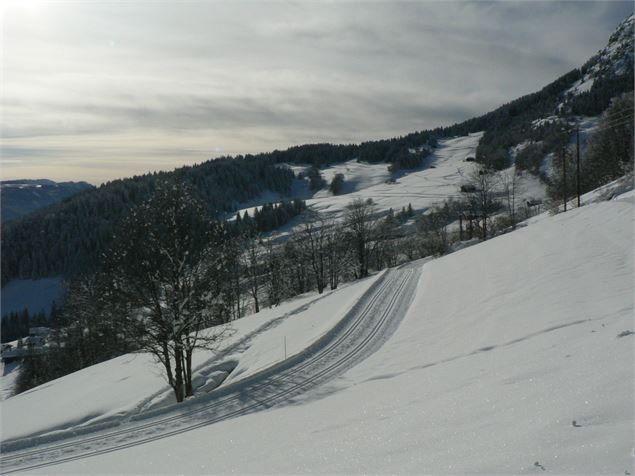 Itinéraire raquette 26 - sentier - csardin Le Grand-Bornand Tourisme