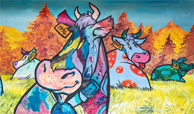 Vache en Alpage - J. Cathala