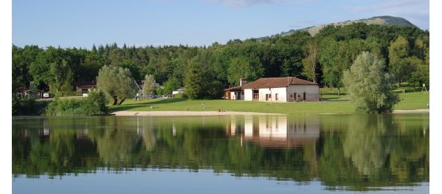 Balade  - Passerelle flottante de la Grange du Pin