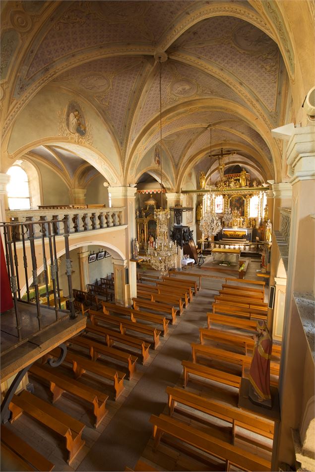 Intérieur de l'église d'Hauteluce - P. Somelet