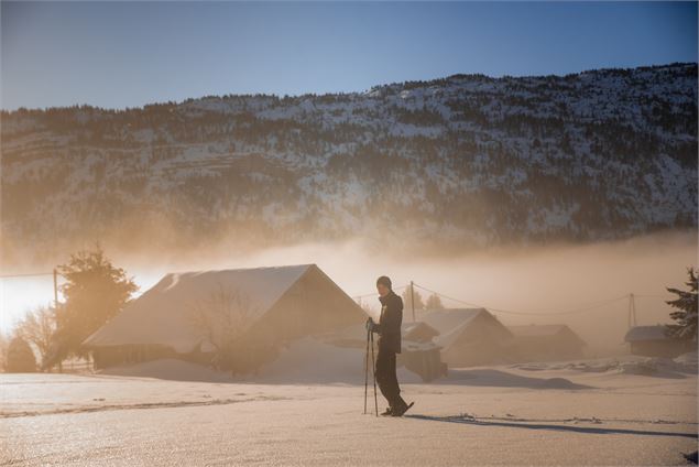 Balade en raquettes, Plateau de Solaison - Faucigny Glières Tourisme