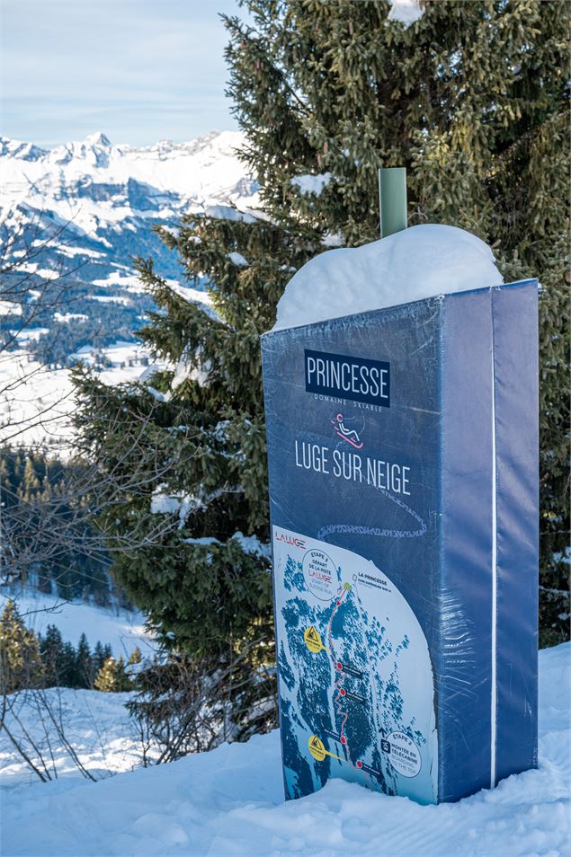 Départ Piste sur neige 