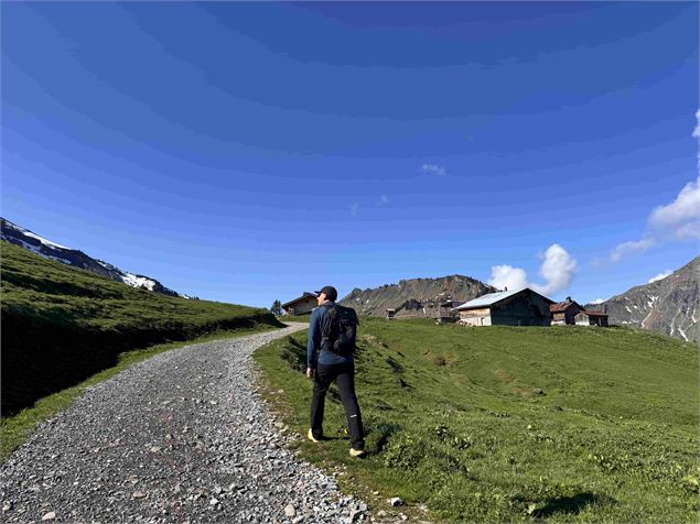 Col de cou depuis le lac des Mines d'Or_Morzine