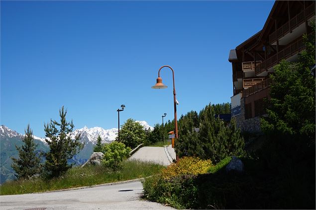 Route d'accès piéton vers barmont - M.Suret OT Peisey-Vallandry