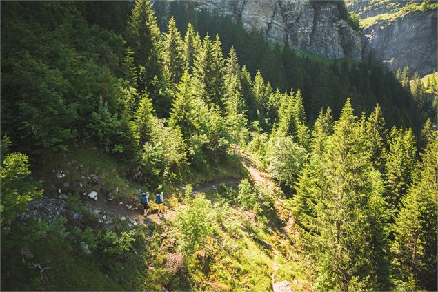 En direction de la Passerelle Belle-Etoile - Région Dents du Midi