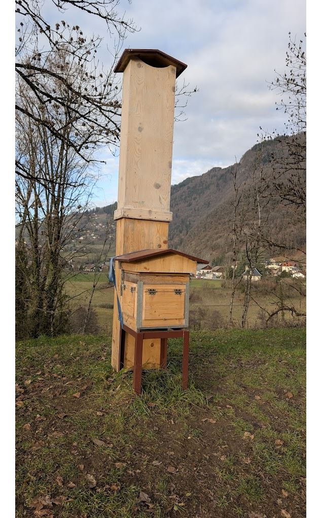 Ruche cheminée - Rucher Communal