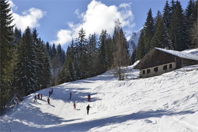 Piste bleue retour au village - Nicolas Blandin