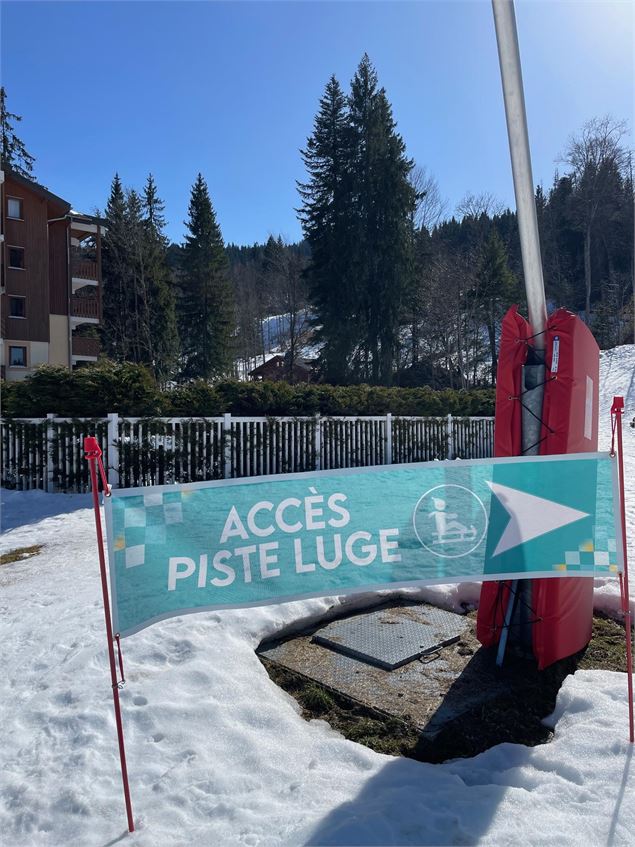 Piste de luge à Morillon 1100_Morillon - HGT