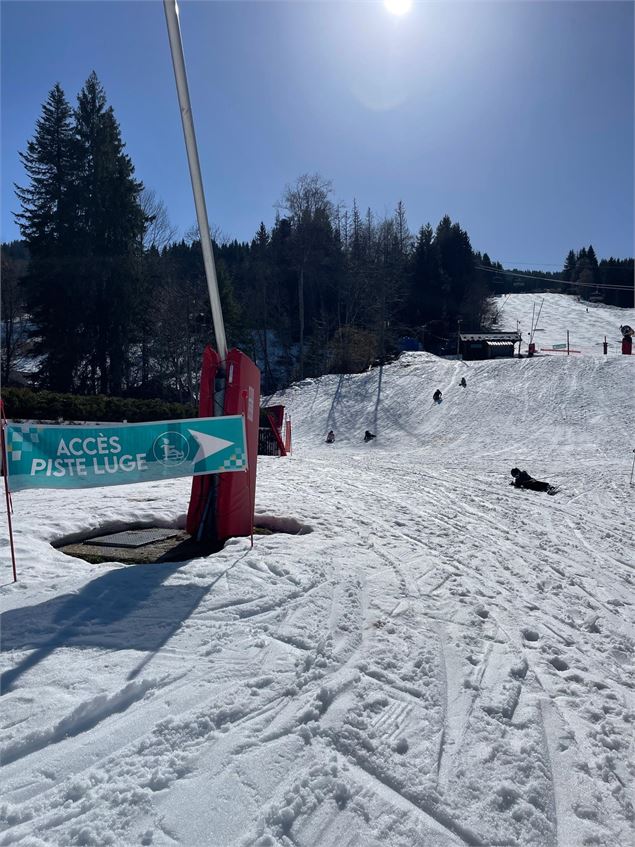 Piste de luge à Morillon 1100_Morillon - HGT