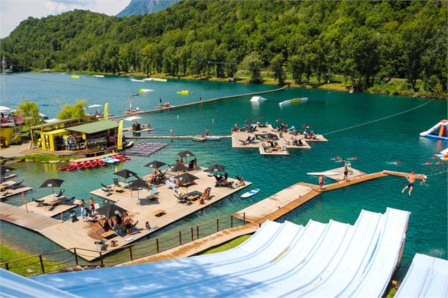 Départ des water jump - Wam Park