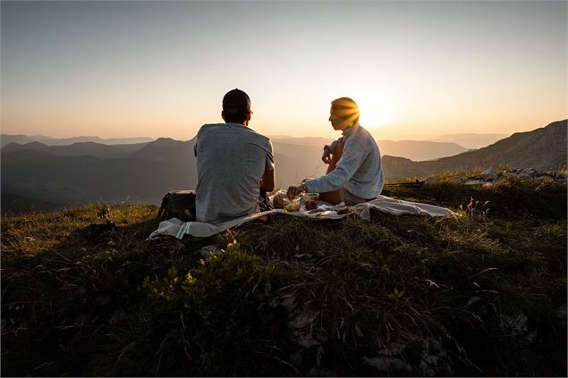 Coucher de soleil - Peignée Verticale - Grand Chambéry Alpes Tourisme