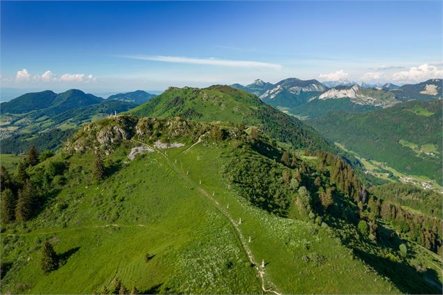 Sentier de randonnée - La Pointe de Miribel depuis Plaine-Joux_Bogève - arnaud lesueur