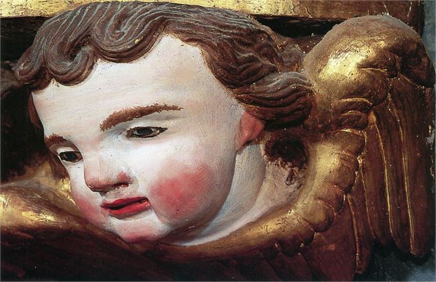 Notre-Dame-du-Pré : ange baroque au coeur de l'église - ©Alpcat Médias Cœur de Tarentaise Tourisme