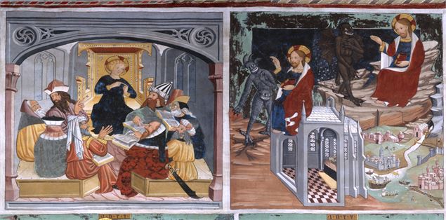 Les décors peints de la chapelle Saint Sébastien à Val Cenis Lanslevillard - S. Perez - Fondation Fa